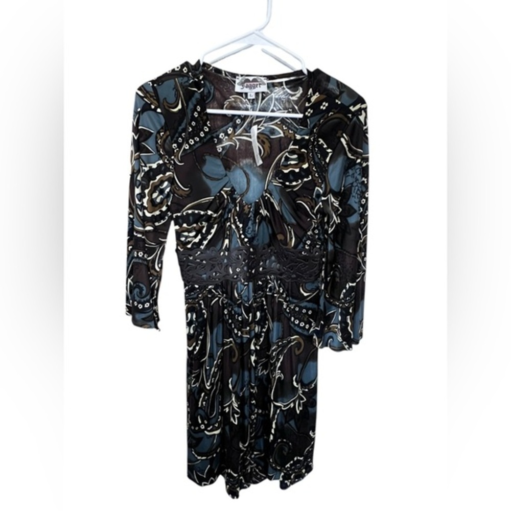 NWT Jagger Women’s 100% Silk Midi Dress